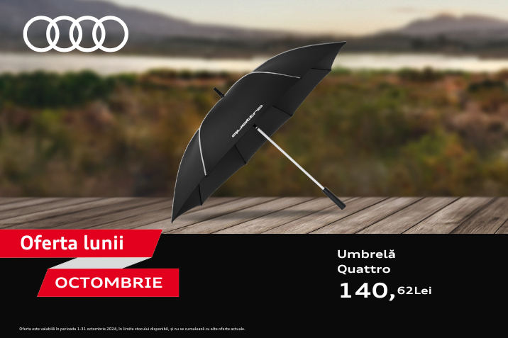 Oferta lunii octombrie - Audi