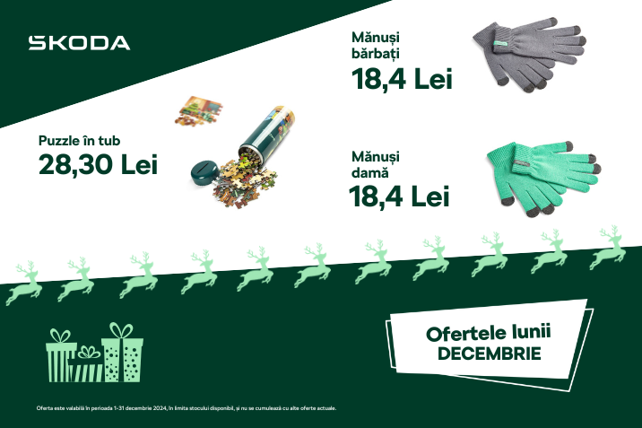 Oferta lunii decembrie - Skoda